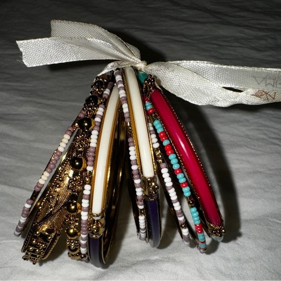 Amrita Singh 10 Piece Monaco Bangle Set - Picture 1 of 7